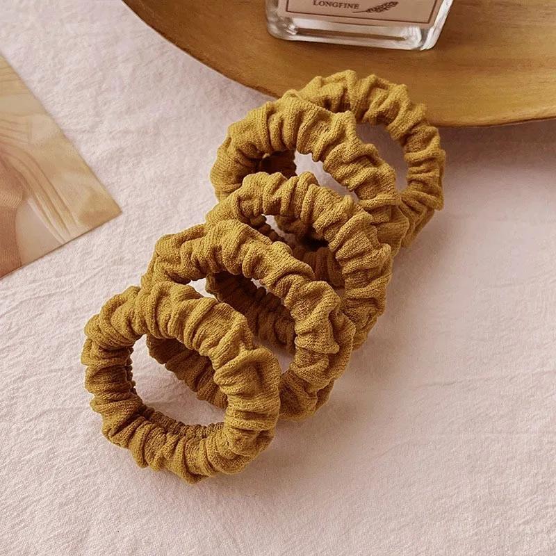 5 шт./пакет женские высокие эластичные резинки для волос для девочек держатель для хвоста резинка для волос повязка на голову аксессуары для волос