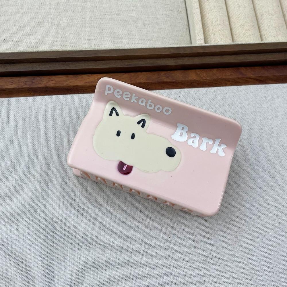 Rabbit Cartoon Animal Hair Clip Puppy Geometry Shark Clip Funny Bear Acetate Hair Claw Female