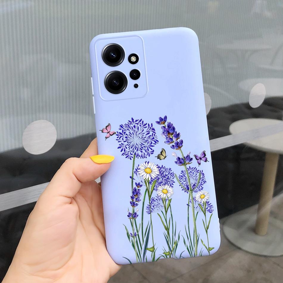 Чехол для Xiaomi Redmi Note 12 4G Note12 Pro Global Милый Подсолнух Конфетный Цвет Мягкий Силиконовый Чехол для Redmi Note 12 Pro 12Pro 5G