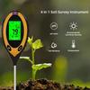 4 In 1 Soil Survey Instrument LCD Screen PH Meter Humidity Monitor Soil Tester  Flower Plants