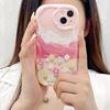 Милый силиконовый чехол для Tecno Spark 10C Oppo Reno 10 8T Realme C53 C55 Xiaomi Redmi Note 12 11, чехол с рисунком розы, мягкий бампер из ТПУ