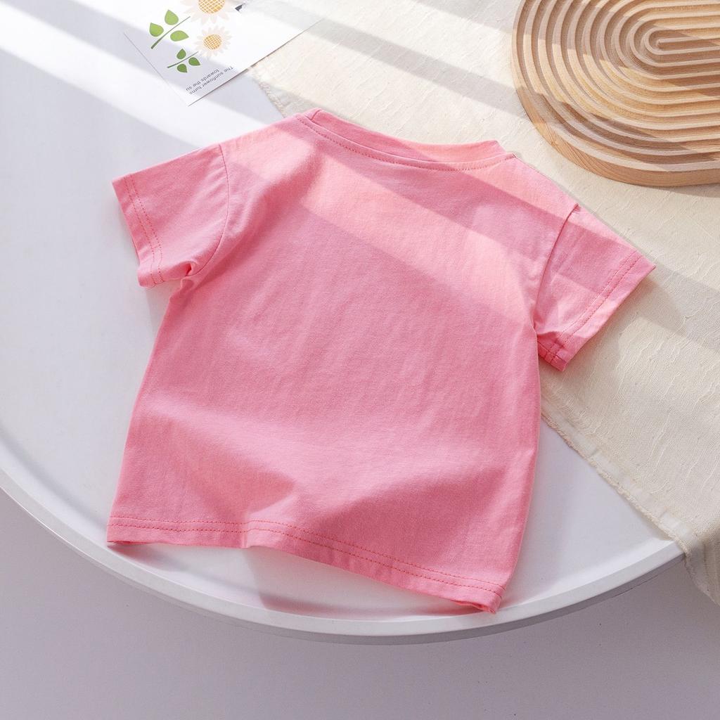 Детская одежда Футболка с короткими рукавами для девочек с принтом «Любовь» для девочек, летняя футболка с круглым вырезом в стиле вестерн