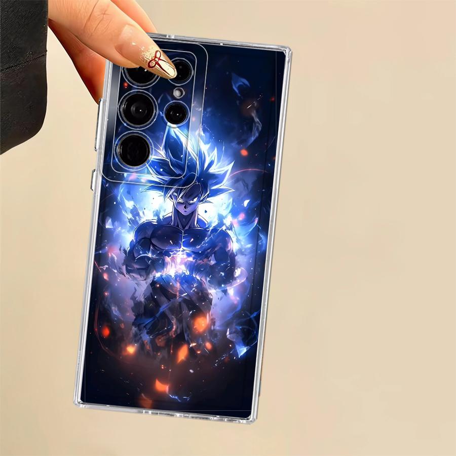 Phone Cover Case for Samsung Galaxy S25 Edge S26 S23 Ultra Note 20 Ultra 10 S20 Plus S21 S24 S22 FE Dragon Ball Cool Super