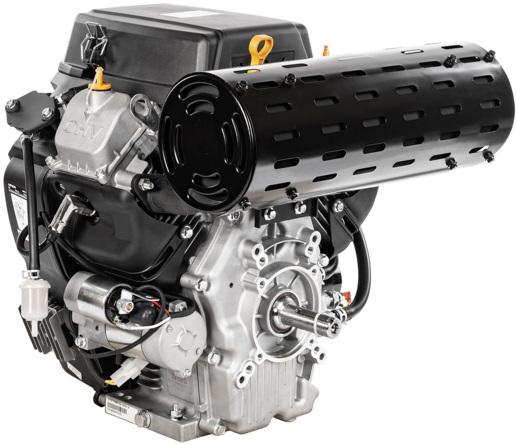 Двигатель Loncin Lc2V80Fd-A Внутреннего сгорания Бензиновый V-Twin V2 27 л.с. Двухцилиндровый Горизонтальный цилиндрический вал 25,4 мм Двигатель Loncin 2V80 Honda, Vanguard, Briggs, Ko