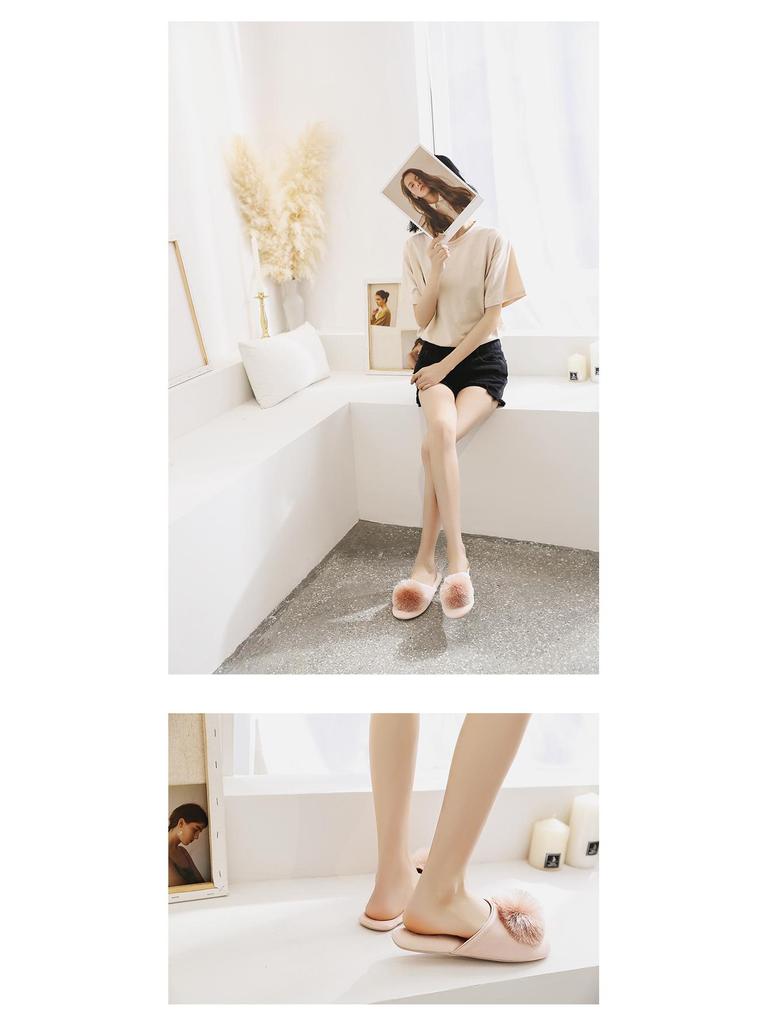 Стильные летние домашние тапочки с кисточками - Уютная резиновая подошва Бесшумная домашняя обувь