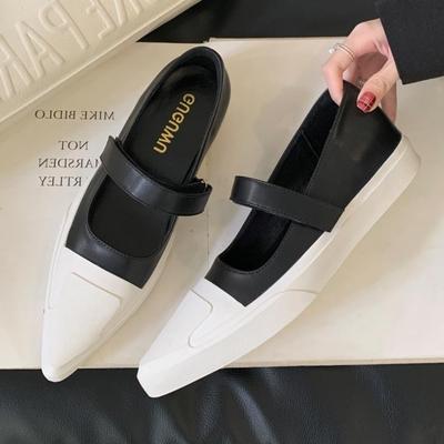 Модная Удобная Повседневная Обувь на Плоской Подошве Женская Мода Острый Носок Мелкая Дизайнерская Роскошная Обувь Женская Летняя Нескользящая Обувь Кеды Zapatos De Mujer