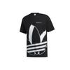 Originals Large Logo Print Sports Crew Neck Short Sleeve T-Shirt Men Tops Black GH9489