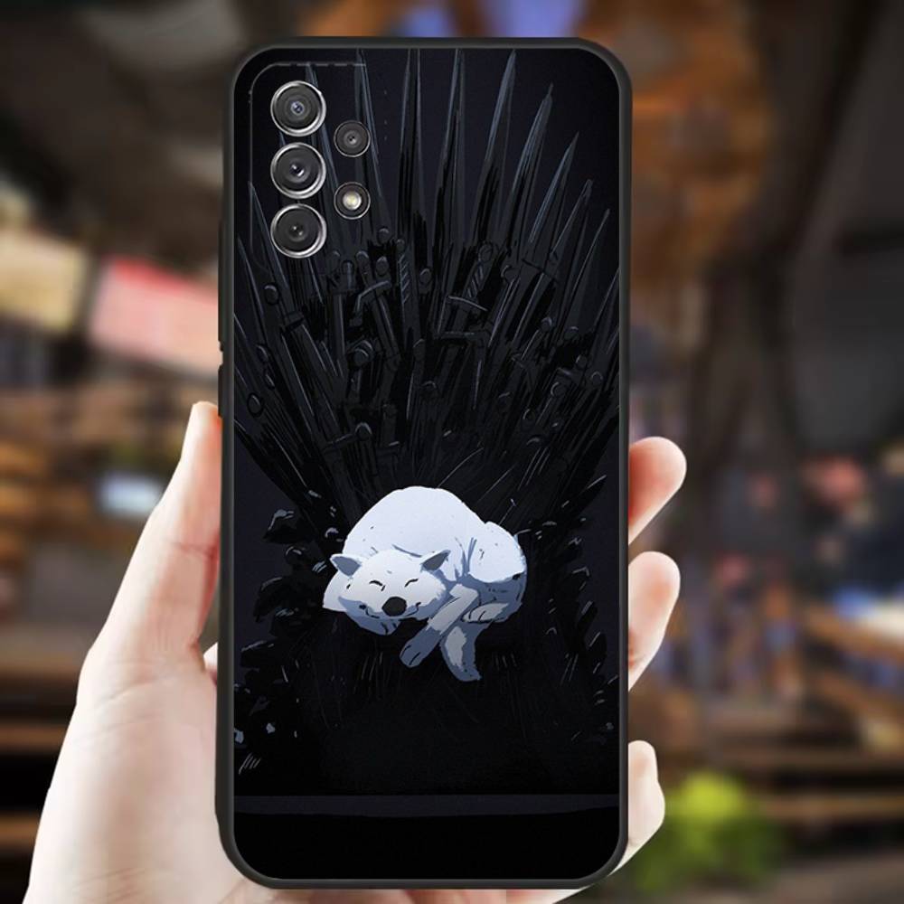 Winter Coming S-Stark Phone Case For Samsung S25,S24,S21,S22,S23,S30,Ultra,S20,Plus,Fe,Lite,Note,10,9,5G Black Cover