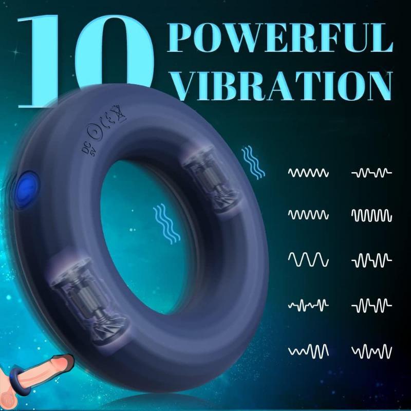 10 режимов задержки эякуляции, эрекции, секс-игрушки для взрослых для мужчин, мужской вибратор для более сильной стимуляции эрекции, секс-игрушки для взрослых для мужчин