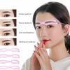 Accessories Reusable 4 Styles Cosmetics Grooming Eyebrow Shaper Kit Thrush Card Eyebrow Stencil