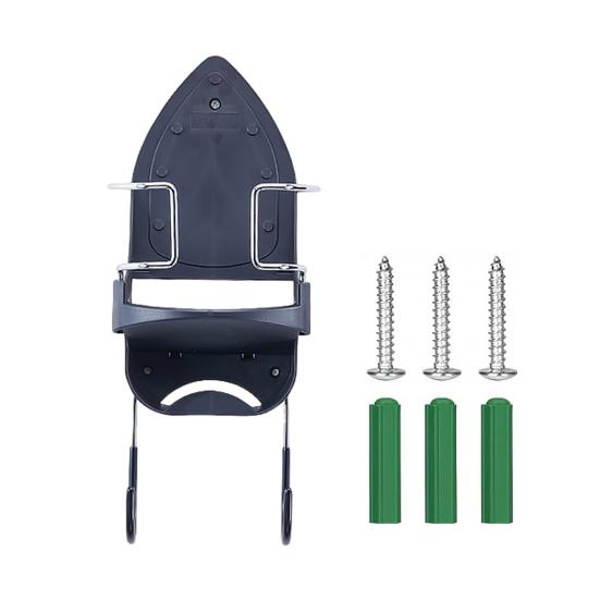 Настенная вешалка для гладильной доски с двумя крючками, универсальная прочная прачечная