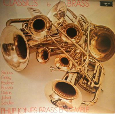 Виниловая пластинка PHILIP JONES BRASS ENSEMBLE  Classics For Brass ZRG731 ARFGO 1973 Великобритания Классическая Б/у