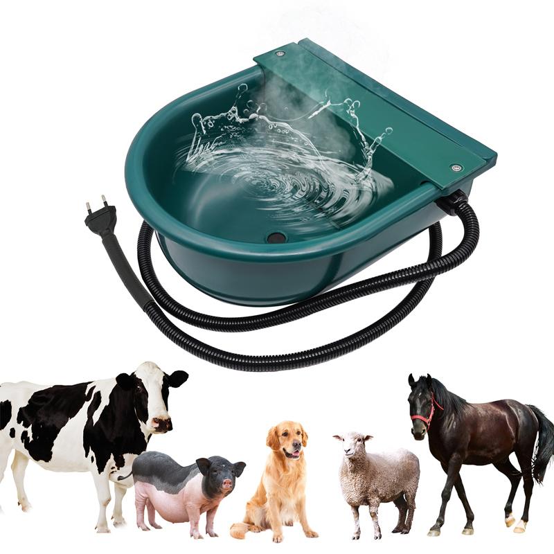 220 В Электрический Подогрев Поилка-Чаша Поплавковый Водопой для Лошадей Коз Собак Поилка Принадлежности Овцы Собаки Домашние животные Крупный рогатый скот поилка