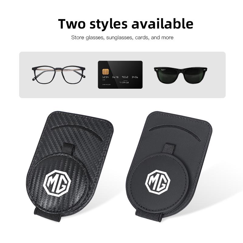 Car Sun Visor Glasses Clip Auto Sunglasses Card Clip Accessories For MG Rx5 Marvel HS ZST ZS MG3 MG5 MG6 MG7 GT GS Hector ZX EZS UU444
