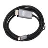 Type C To HD Multimedia Interface Cable 4K 30Hz Plug and Play UHD USB C To HD Multimedia Interface Adapter Cable