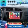 Автомагнитола Android 14 Carplay Auto Для Volkswagen Tiguan 2 Mk 2016 2017 2018 2019 Мультимедийный Видеоплеер Навигация GPS Стерео