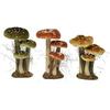 Set of Mushrooms - EDM - 14 X 18 X 26 Cm - Moss - Assorted Colors - Indoor Decoration