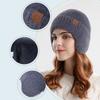 Winter Warm Cap Men's Women's Plush Knitted Wool Cap Cold Ear Protection Cap