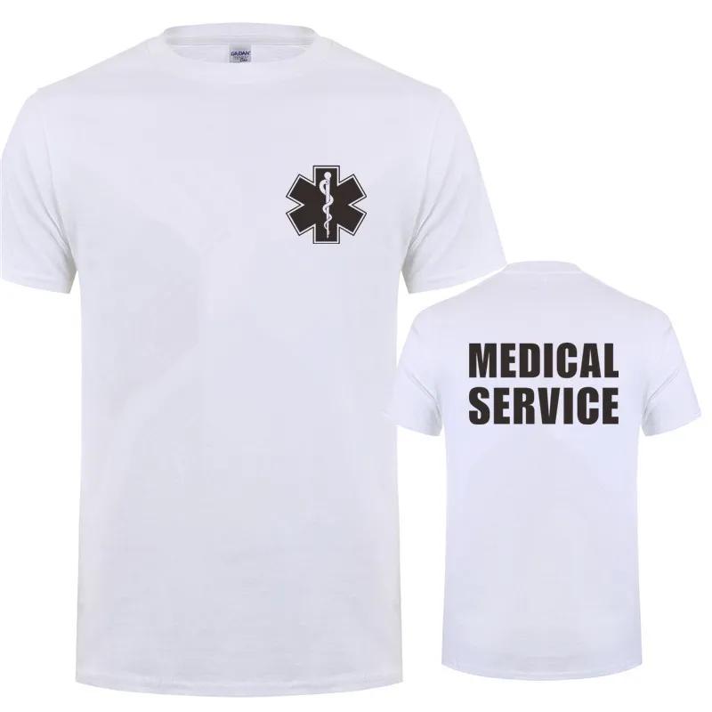 Футболка EMT Paramedic Emergency Medical Services, мужская повседневная футболка с коротким рукавом, мужские крутые топы XXS-6XL