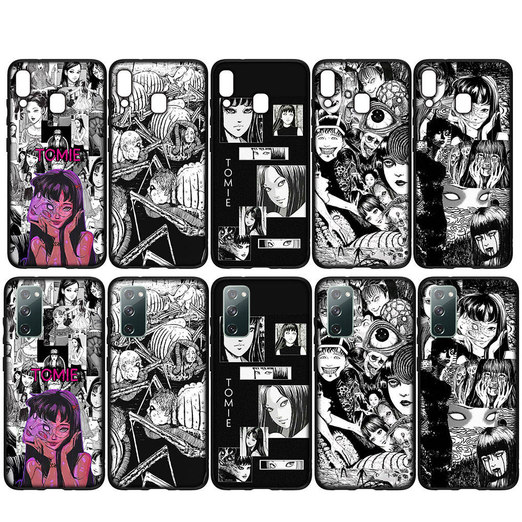 Чехол для iPhone 16 15 Xiaomi Redmi Note 13 12 11 Pro Max X 9 14 XR Samsung Galaxy A16 S24 S23 Plus Huawei OPPO Comics Tomie Junji Ito Collection