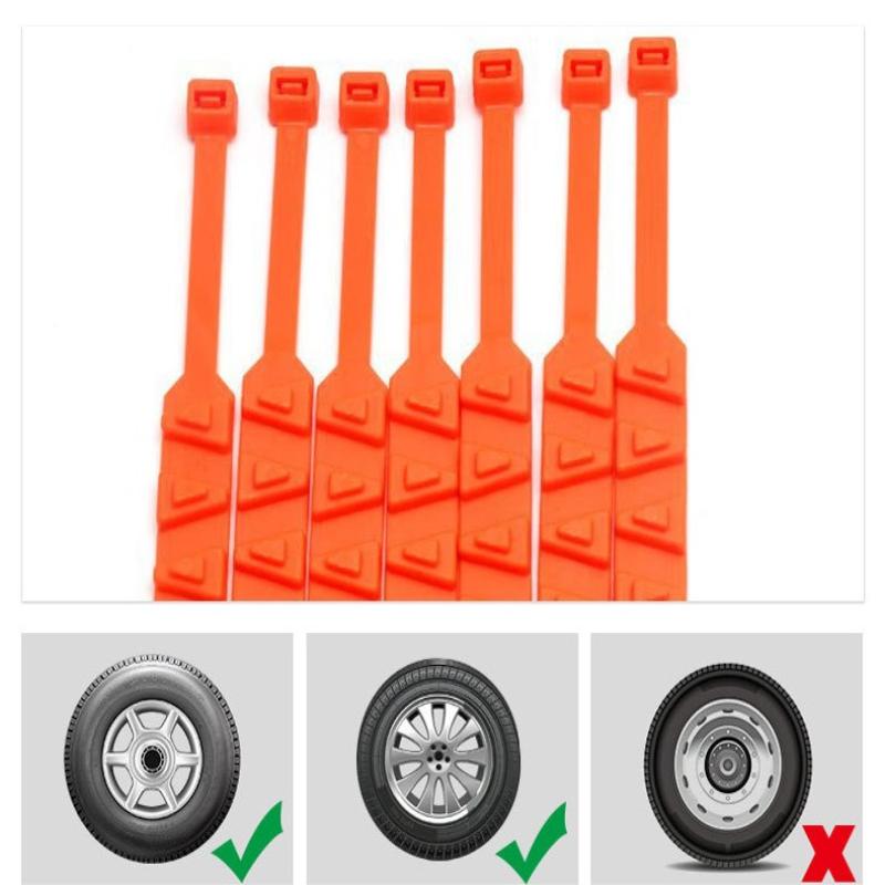 10/20 шт. Противоскользящие цепи для снега для мотоциклов, велосипедов, зимних шин, колес, противоскользящие кабельные стяжки, аварийная цепь для шин мотоцикла