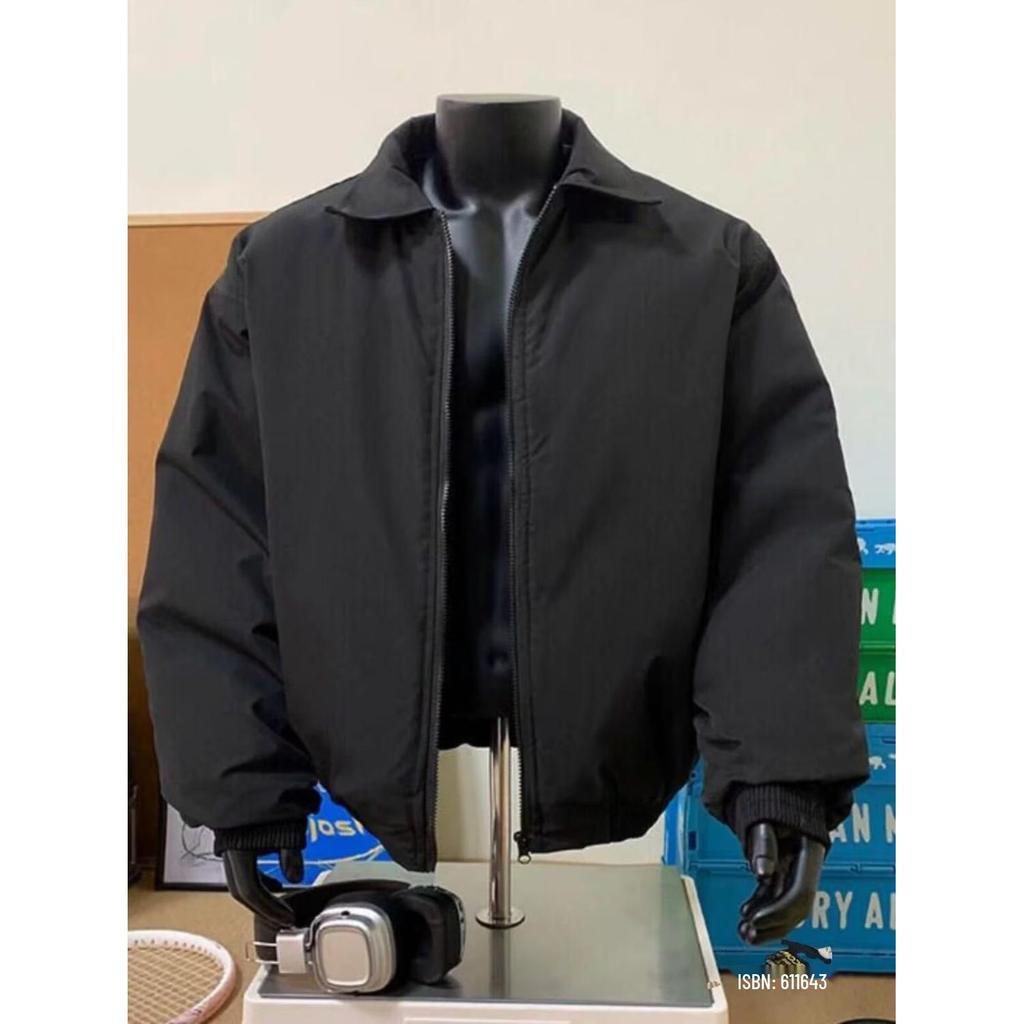 Korean Style Waterproof Cotton Pilot Jacket - Thick, Trendy, Versatile Harajuku Men's Fashion