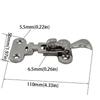 Stainless Steel Deck Hasp Locker Marine Grade Boat Door Hatch  Small Scoop Door