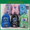 Cartoon Stitch Pattern Kids Backpack With Lightweight Nylon For School Education
