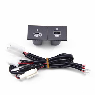 Панель быстрой зарядки для Ford Focus Mk2 с разъемом USB Type C QC3. 0