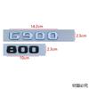 CWDRF1 ABS Letter Emblem Car Sticker Auto Body Rear Trunk Tail Decal Badge for Mercedes Benz G700 G800 G900 900 800 700