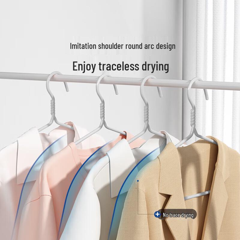Non-slip Dipped Plastic Clothes Hangers