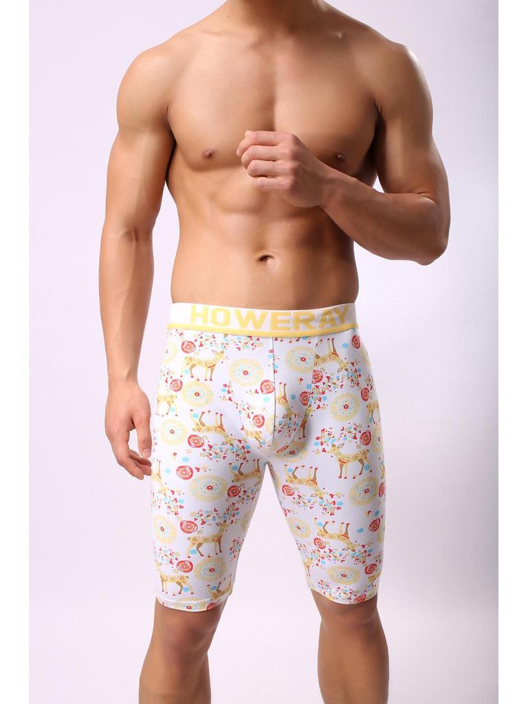 Распроданный: Рождественский олень Красочные мужские боксеры