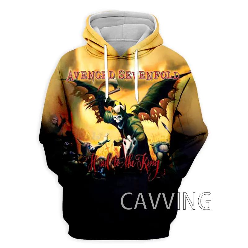 Новые модные женские/мужские 3D-принты Avenged Sevenfold Rock Hoodies Hooded Sweatshirts Harajuku Hoodie Sweatshirts Tops H03