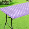 Elastic Edge Elastic Rectangle Picnic Table Cloth Waterproof Table Linen  Folding Table