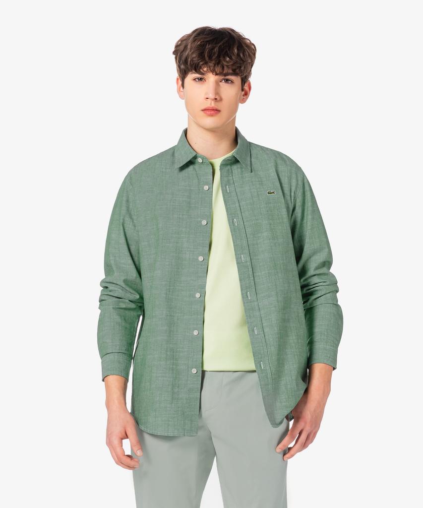 LACOSTE Men'S Chambray Shirt Ch913E-56G 132