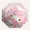 Автоматический складной зонт My Melody, компактный дорожный зонт с 8 спицами для женщин и мужчин, идеальный подарок на день рождения/Рождество, для улицы