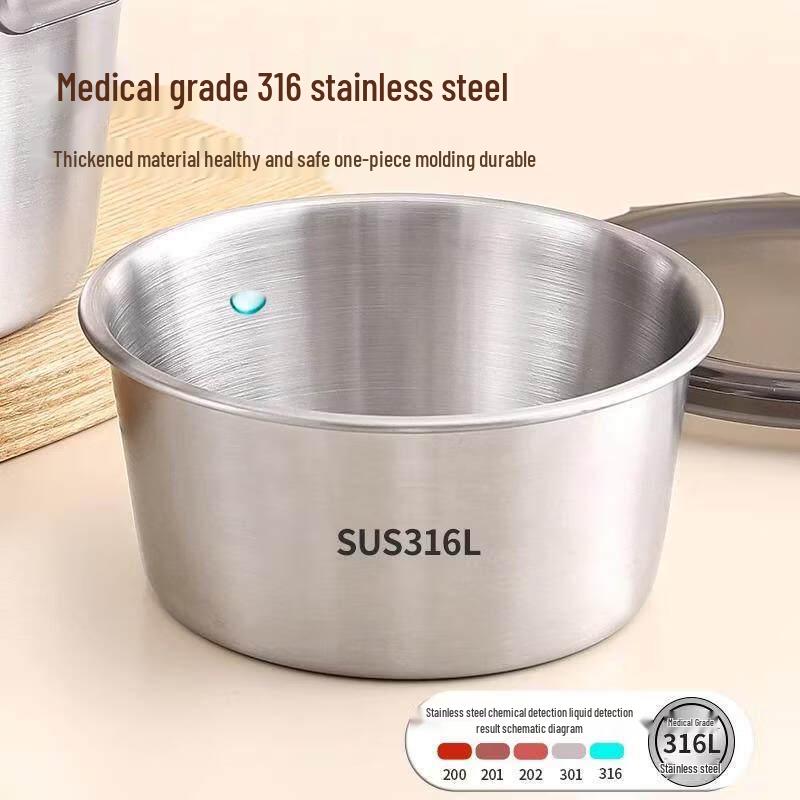 Xihe 316L Stainless Steel Sealed Lunch Box with Cutlery
