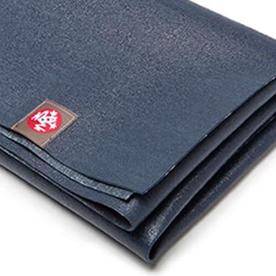 MANDUKA Yoga Mat Eco Super Light Mat Travel Mat Lightweight Midnight eKO SuperLite Mat Midnight Yoga Foldable Portable Travel Pilates 136013030