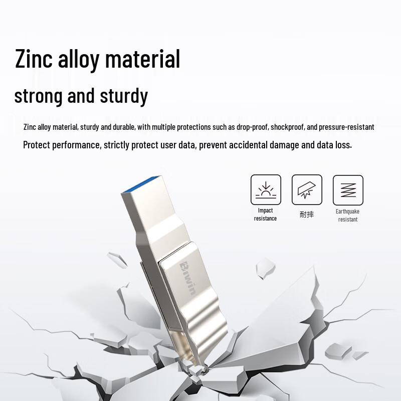 Высокоскоростные флеш-накопители USB BIWIN с двойным интерфейсом и портативным металлическим корпусом