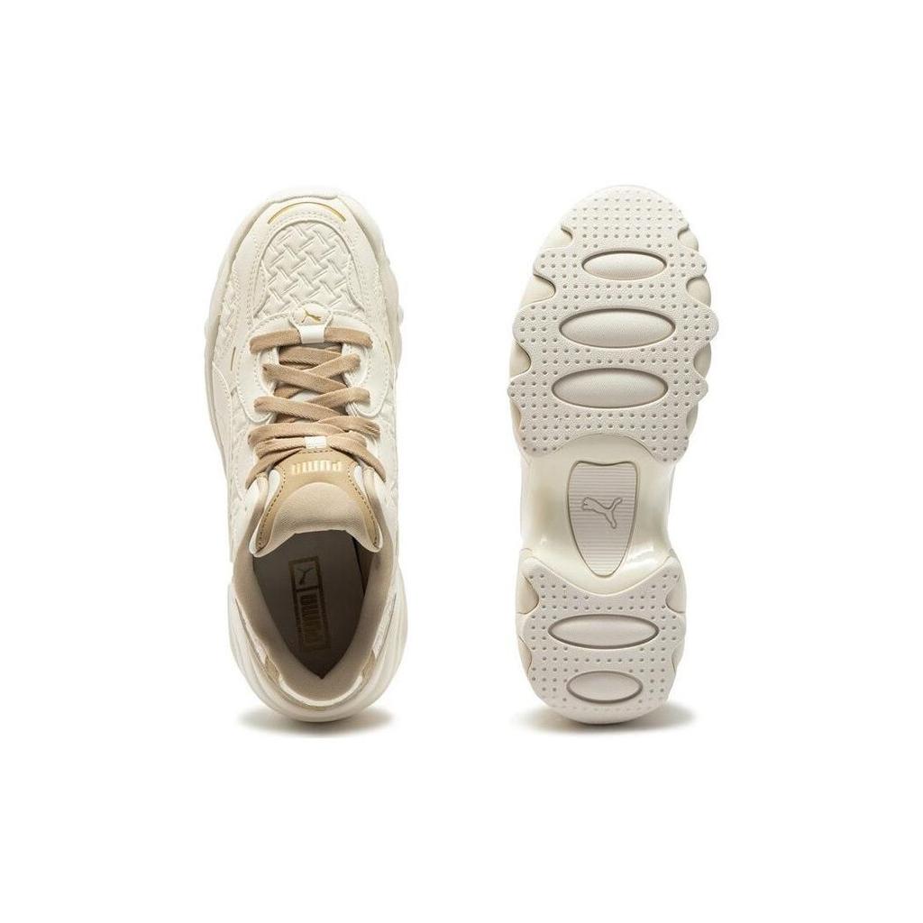 Puma Pulsar Wedge Deboss - Pristine Women Sneakers Cream Prairie-Tan 396449-01