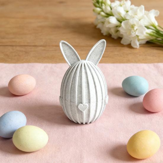 Заполняемое пасхальное яйцо, напечатанное на 3D-принтере, шарнирный гибкий пасхальный кролик с подвижными суставами для декора стола, наполнители для пасхальной корзины, подарки для детей и взрослых