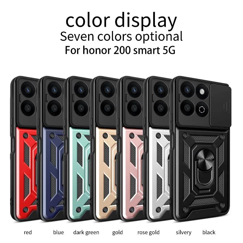 Слайд-чехол для защиты объектива камеры для Honor 200 Smart 5G 200 Pro 90 Lite Магнитный держатель-подставка для Honor X7C 4G X6B X9A