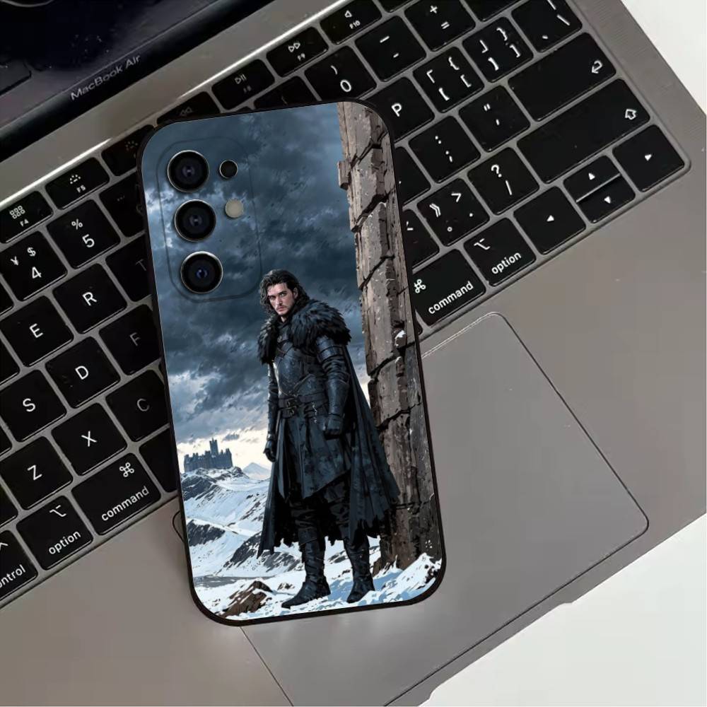 W-Зима Идет S-Stark-ES Чехол Для Телефона Для Samsung S25,S24,S21,S22,S23,S30,Ultra,S20,Plus,Fe,Lite,Note,10,9,5G Черный Чехол