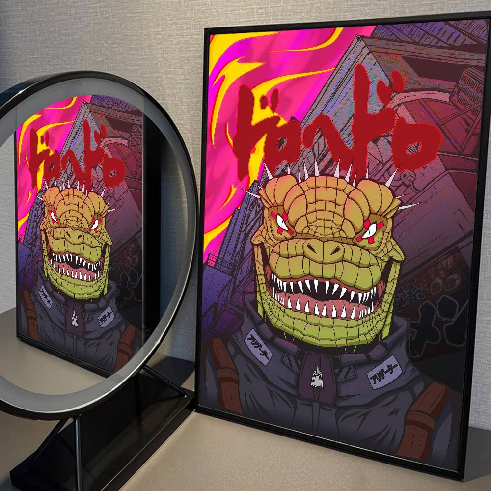 Аниме Dorohedoro Качественные Принты и Постеры Водонепроницаемая Бумага Наклейка Постеры для Кофейни Бара Наклейки на Стену
