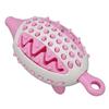 Hedgehog Shaped Dog Chew Toy Soft Rubber Pet Food Leak Ball Dog Teething Toy  Boredom Relief