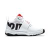 Nike Team Hustle D8 PS Just Do It Kids Sneakers White Light-Crimson-Wolf-Grey-Black AQ9976-100