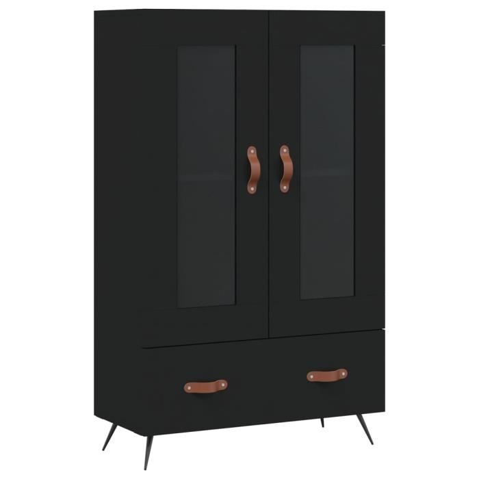 VidaXL Highboard Black 69.5x31x115 Cm Engineered Wood 828269
