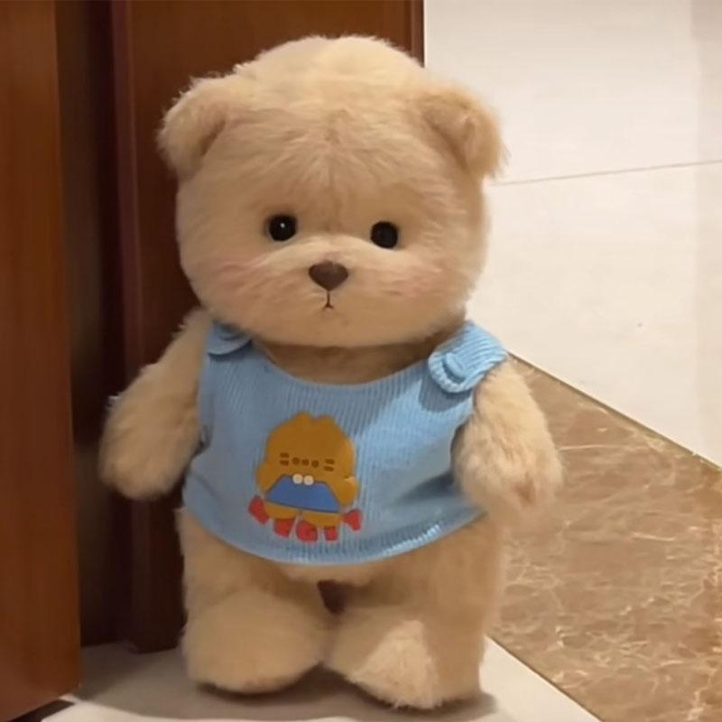 Кавайные 30см Одежда Плюшевые Игрушки Плюшевый Мишка Кукла Одежда Мягкий Мишка Белый Коричневый Плюшевый Мишка Сердце Девочки Дети Подруга Милые Игрушки