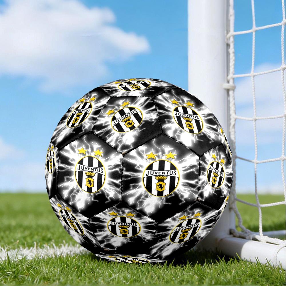 Juven-tus Football Club Printed Size 5 Soccer Balls, High-Quality, Anti-Slip, Protective Football, A Unique Gift , Birthdays, Christmas Gifts