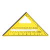 Плотницкий треугольник 7 дюймов желтый имперская метрическая системы многофункциональный стропильный угольник